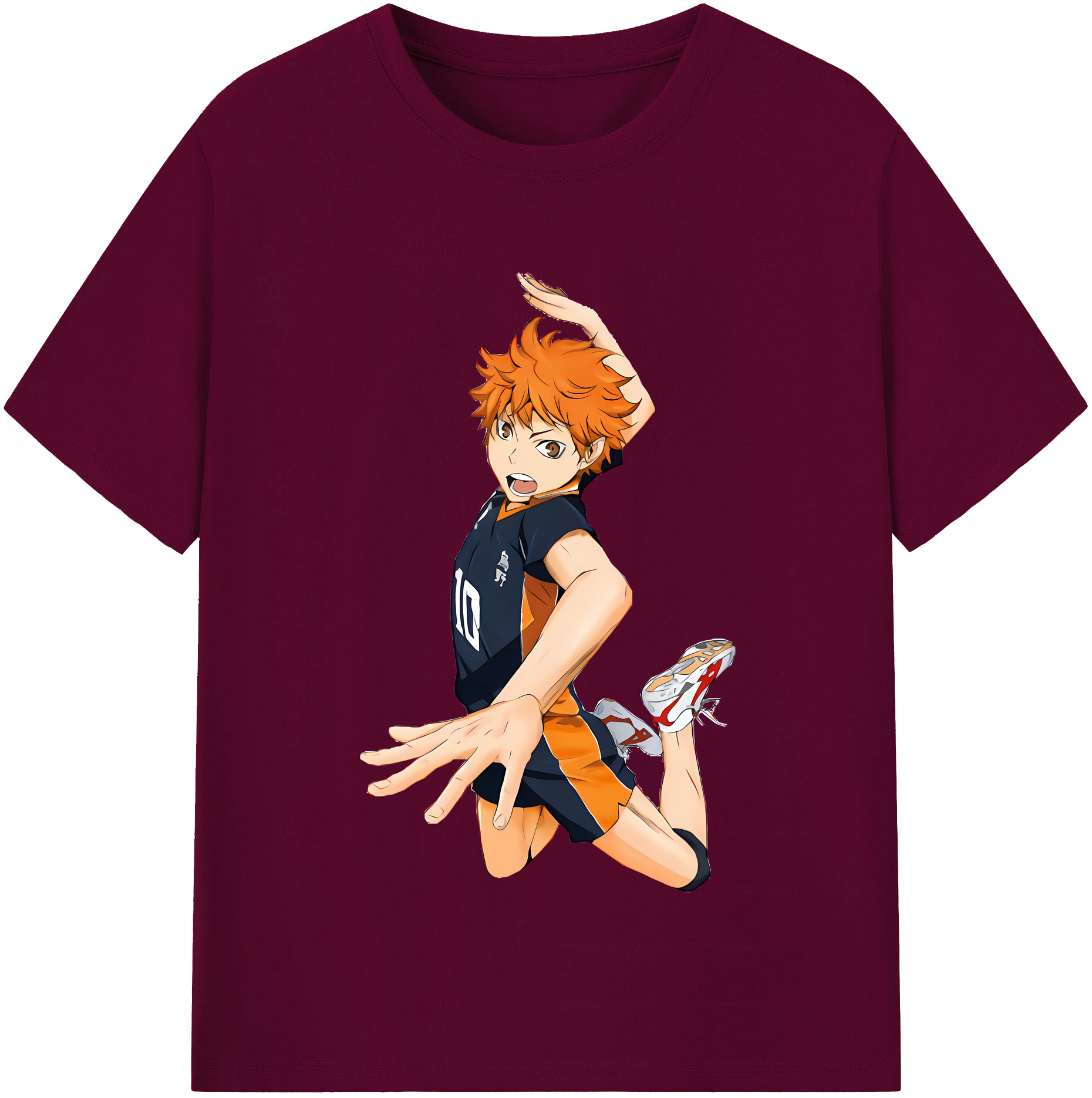 （画像用） ハイキュー!! Haikyu!! レディースカジュアルプリントTシャツ（綿100％）